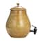 Hello Honey® 5qt. Brown Round Stoneware Beverage Dispenser with Lid